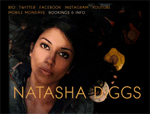 Tablet Screenshot of natashadiggs.com